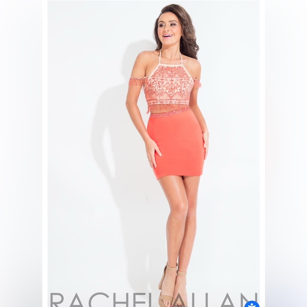 Rachel Allan Coral Mini Dress